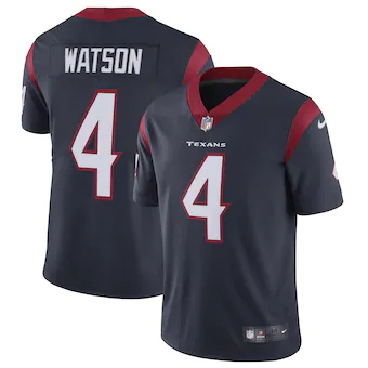 youth nike deshaun watson navy houston texans limited vapor
